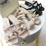 日本製 クロスベルト リボン ミュールサンダル | SHOE FANTASY | 詳細画像15 