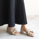 日本製 クロスベルト リボン ミュールサンダル | SHOE FANTASY | 詳細画像35 