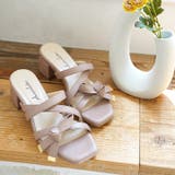 日本製 クロスベルト リボン ミュールサンダル | SHOE FANTASY | 詳細画像38 