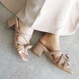 日本製 クロスベルト リボン ミュールサンダル | SHOE FANTASY | 詳細画像40 