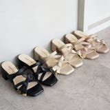 日本製 クロスベルト リボン ミュールサンダル | SHOE FANTASY | 詳細画像18 