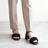 日本製  レースギャザー ストラップサンダル | SHOE FANTASY | 詳細画像27 