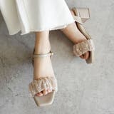 日本製  レースギャザー ストラップサンダル | SHOE FANTASY | 詳細画像34 