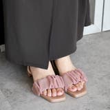 日本製  レースギャザー ストラップサンダル | SHOE FANTASY | 詳細画像41 