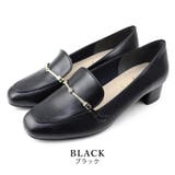 black | 日本製 スクエアトゥ ビットローファー 晴雨兼用 レイン | SHOE FANTASY