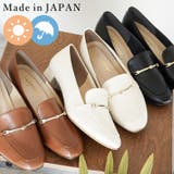 日本製 スクエアトゥ ビットローファー 晴雨兼用 レイン | SHOE FANTASY | 詳細画像1