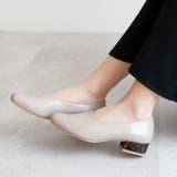 スクエアトゥブーティーパンプス 晴雨兼用 幅広 | SHOE FANTASY | 詳細画像23