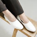 スクエアトゥブーティーパンプス 晴雨兼用 幅広 | SHOE FANTASY | 詳細画像39