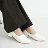 スクエアトゥブーティーパンプス 晴雨兼用 幅広 | SHOE FANTASY | 詳細画像40