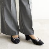 日本製 ベロアリボン ヒール バレエパンプス 晴雨兼用 レイン | SHOE FANTASY | 詳細画像17 