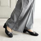 日本製 ベロアリボン ヒール バレエパンプス 晴雨兼用 レイン | SHOE FANTASY | 詳細画像18 