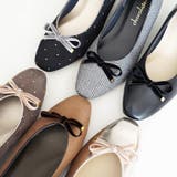 日本製 ベロアリボン ヒール バレエパンプス 晴雨兼用 レイン | SHOE FANTASY | 詳細画像10 