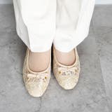日本製 スクエアトゥ レースチュール パンプス リボン | SHOE FANTASY | 詳細画像33