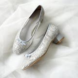 日本製 スクエアトゥ レースチュール パンプス リボン | SHOE FANTASY | 詳細画像38