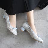 日本製 スクエアトゥ レースチュール パンプス リボン | SHOE FANTASY | 詳細画像39