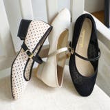 日本製 ラウンドトゥ ドットチュール メリージェーンパンプス | SHOE FANTASY | 詳細画像19