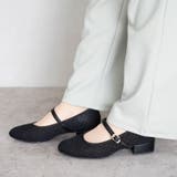 日本製 ラウンドトゥ ドットチュール メリージェーンパンプス | SHOE FANTASY | 詳細画像28