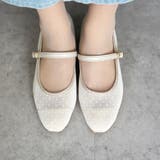 日本製 ラウンドトゥ ドットチュール メリージェーンパンプス | SHOE FANTASY | 詳細画像34