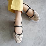 日本製 ラウンドトゥ ドットチュール メリージェーンパンプス | SHOE FANTASY | 詳細画像40