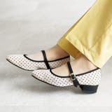 日本製 ラウンドトゥ ドットチュール メリージェーンパンプス | SHOE FANTASY | 詳細画像43