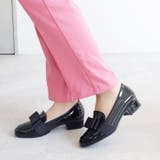 日本製 グログランリボン ローファー パンプス 晴雨兼用 レイン | SHOE FANTASY | 詳細画像16