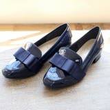 日本製 グログランリボン ローファー パンプス 晴雨兼用 レイン | SHOE FANTASY | 詳細画像26