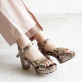 日本製 クロスストラップ プラットフォーム サンダル | SHOE FANTASY | 詳細画像38 