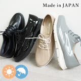 日本製 カジュアル レースアップ スニーカー 晴雨兼用 | SHOE FANTASY | 詳細画像1