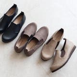 日本製 シンプル カジュアルシューズ スリッポン 幅広 | SHOE FANTASY | 詳細画像3 