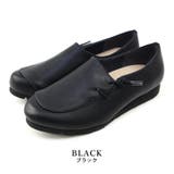 black | 日本製 サイドゴム カジュアル スリッポン | SHOE FANTASY