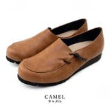 camel | 日本製 サイドゴム カジュアル スリッポン | SHOE FANTASY