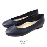 navy | 日本製 ラウンドトゥ フラット ソフトシューズ 晴雨兼用 レイン | SHOE FANTASY