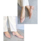 日本製 ポインテッド チュールパンプス 2.5cmヒール 花柄 水玉 合皮 | SHOE FANTASY | 詳細画像25 