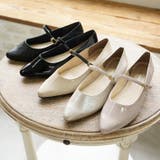日本製 ポインテッドトゥ メリージェーン レインパンプス 晴雨兼用 | SHOE FANTASY | 詳細画像20