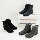 晴雨兼用 フェイクファー ショートブーツ | SHOE FANTASY | 詳細画像4