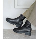 ラウンドトゥ ストレッチ ショートブーツ 晴雨兼用 レイン | SHOE FANTASY | 詳細画像17 