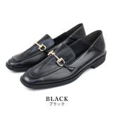 black | 22AW 秋冬新作 日本製 スクエアトゥ ビット ローファー | SHOE FANTASY