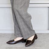 22AW 秋冬新作 日本製 ポインテッドトゥ シンプル ローファー パンプス | SHOE FANTASY | 詳細画像22