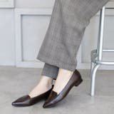 22AW 秋冬新作 日本製 ポインテッドトゥ シンプル ローファー パンプス | SHOE FANTASY | 詳細画像25