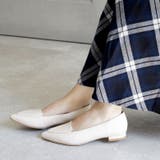 22AW 秋冬新作 日本製 ポインテッドトゥ シンプル ローファー パンプス | SHOE FANTASY | 詳細画像35