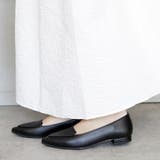 22AW 秋冬新作 日本製 ポインテッドトゥ シンプル ローファー パンプス | SHOE FANTASY | 詳細画像18