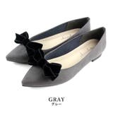 gray | 日本製 ベルベットリボン パンプス 晴雨兼用 | SHOE FANTASY