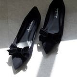 日本製 ベルベットリボン パンプス 晴雨兼用 | SHOE FANTASY | 詳細画像7
