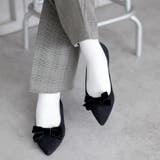 日本製 ベルベットリボン パンプス 晴雨兼用 | SHOE FANTASY | 詳細画像13