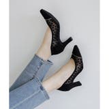 春夏新作 ポインテッドチュールパンプス 7cmヒール | SHOE FANTASY | 詳細画像10