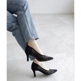 春夏新作 ポインテッドチュールパンプス 7cmヒール | SHOE FANTASY | 詳細画像11