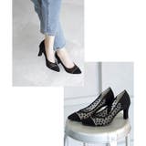 春夏新作 ポインテッドチュールパンプス 7cmヒール | SHOE FANTASY | 詳細画像12