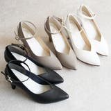 日本製 Vカット 2wayストラップ パンプス 晴雨兼用 レイン | SHOE FANTASY | 詳細画像8 
