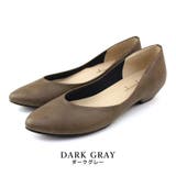 darkgray | 日本製 アーモンドトゥパンプス レディース | SHOE FANTASY