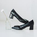 日本製 ポインテッドトゥ ラッフルフリル パンプス | SHOE FANTASY | 詳細画像5